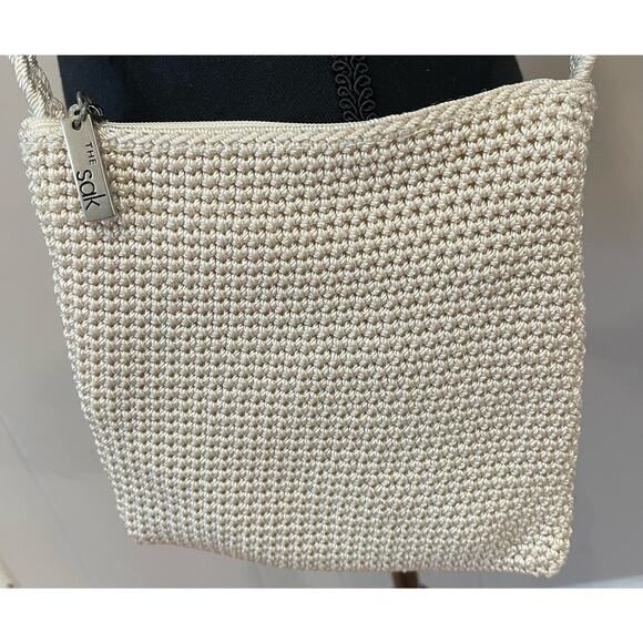 The SAK White/Cream Crochet‎ Crossbody/Shoulder Bag/Purse - Picture 3 of 4
